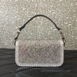 Valentino Signature Shoulder Bag 5013 Silver - Image 3