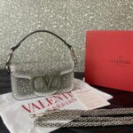Valentino Signature Shoulder Bag 5013 Silver - Image 5