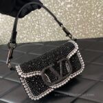 Valentino Signature Shoulder Bag 5013 Black - Image 5