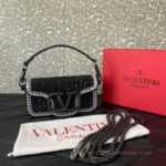 Valentino Signature Shoulder Bag 5013 Black - Image 2