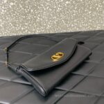Valentino GARAVANI DEVAIN Small Lambskin Shoulder Bag 2031 Black - Image 2