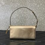 Valentino GARAVANI DEVAIN Small Lambskin Shoulder Bag 2031 Gold - Image 5