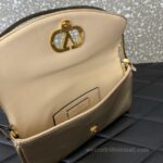 Valentino GARAVANI DEVAIN Small Lambskin Shoulder Bag 2031 Gold - Image 3