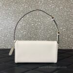Valentino GARAVANI DEVAIN Small Lambskin Shoulder Bag 2031 White - Image 2