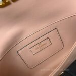 Valentino GARAVANI DEVAIN Small Lambskin Shoulder Bag 2031 Pink - Image 5