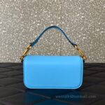 Valentino Garavani Mini Loco Calfskin Crystal-Embellished Handbag 5061 blue - Image 5