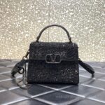 Valentino Swarovski crystal-embellished bag 0097 Black