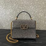 Valentino Swarovski crystal-embellished bag 0097 Grey