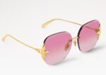 Z3169U Flower Edge Metal Square Sunglasses