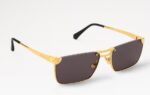 Z3206U LV Heritage Metal Low Square Sunglasses - Image 3