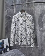 Burberry Mens Check Cotton Shirts D2661