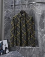 Burberry Mens Check Cotton Shirts D2662 - Image 4