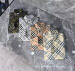Burberry Mens Check Cotton Shirts D2663 - Image 3