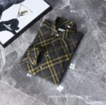 Burberry Mens Check Cotton Shirts D2662