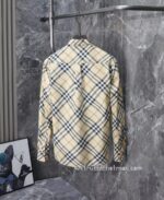 Burberry Mens Check Cotton Shirts D2663 - Image 2