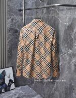 Burberry Mens Check Cotton Shirts D2665 - Image 2