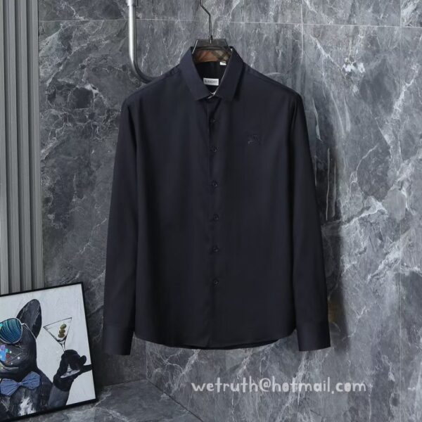 Burberry Clothes Mens Check Cotton Shirts E8623