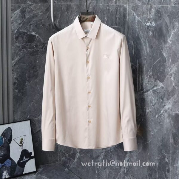 Burberry Clothes Mens Check Cotton Shirts E8624