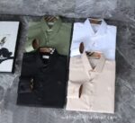 Burberry Clothes Mens Check Cotton Shirts E8624 - Image 4