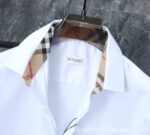 Burberry Clothes Mens Check Cotton Shirts E8625 - Image 2