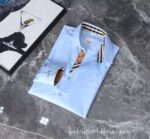 Burberry Clothes Mens Check Cotton Shirts E8629