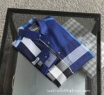 Burberry Mens Check Cotton Shirt EZ8224