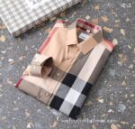 Burberry Mens Check Cotton Shirt EZ8223