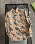 Burberry Mens Check Cotton Shirt EZ8222 - Image 3