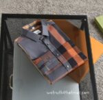 Burberry Mens Check Cotton Shirt EZ8221 - Image 3