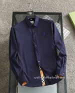 Burberry Check Cotton Shirt Mens Wear 9031