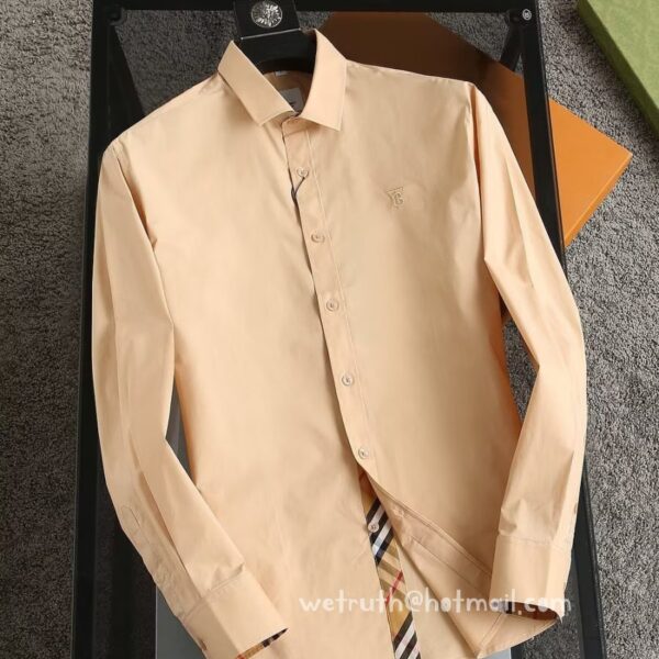 Burberry Check Cotton Shirt Mens Wear 9034
