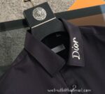 Dior Mens Cotton check Shirt Luxury Man Clothing C2654 - Image 3