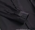Dior Mens Cotton check Shirt Luxury Man Clothing C2654 - Image 2