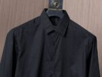 Dior Mens Cotton check Shirt Luxury Man Clothing C2652 - Image 6