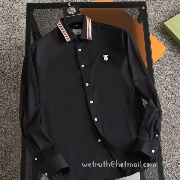 Burberry Check Cotton Shirt Mens Wear 9038
