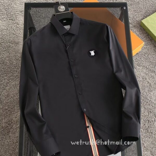 Burberry Check Cotton Shirt Mens Wear 9039