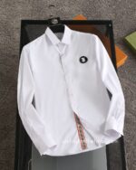 Burberry Check Cotton Shirt Mens Wear 9041