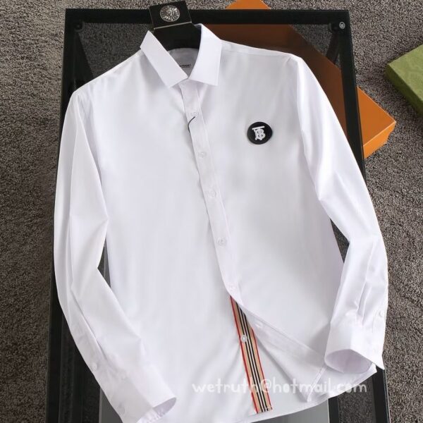 Burberry Check Cotton Shirt Mens Wear 9041