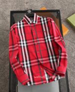 Burberry Check Cotton Shirt Mens Wear 9045 - Image 5