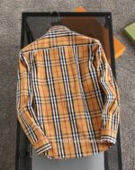 Burberry Check Cotton Shirt Mens Wear 9049 - Image 7