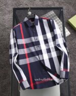 Burberry Check Cotton Shirt Mens Wear 9050 - Image 4