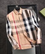 Burberry Check Cotton Shirt Mens Wear 9051 - Image 5