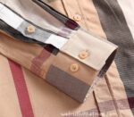 Burberry Check Cotton Shirt Mens Wear 9051 - Image 2