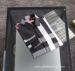 Burberry Check Cotton Shirt Mens Wear 9052