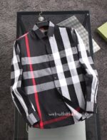 Burberry Check Cotton Shirt Mens Wear 9052 - Image 4