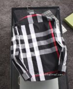 Burberry Check Cotton Shirt Mens Wear 9052 - Image 3