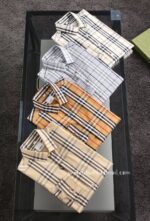 Burberry Mens Check Cotton Shirt T2401 - Image 7