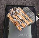 Burberry Mens Check Cotton Shirt T2401