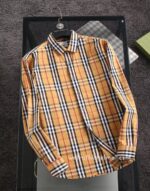 Burberry Mens Check Cotton Shirt T2401 - Image 5