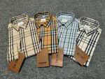 Burberry Mens Check Cotton Shirt T2404